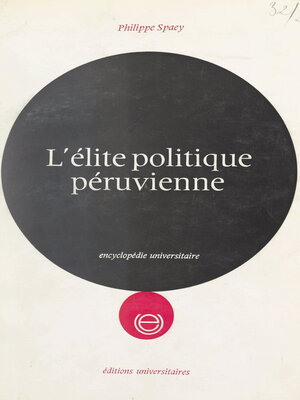 cover image of L'élite politique péruvienne